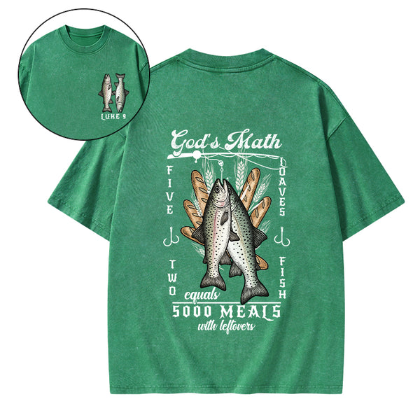 God's Math Christian Washed T-Shirt