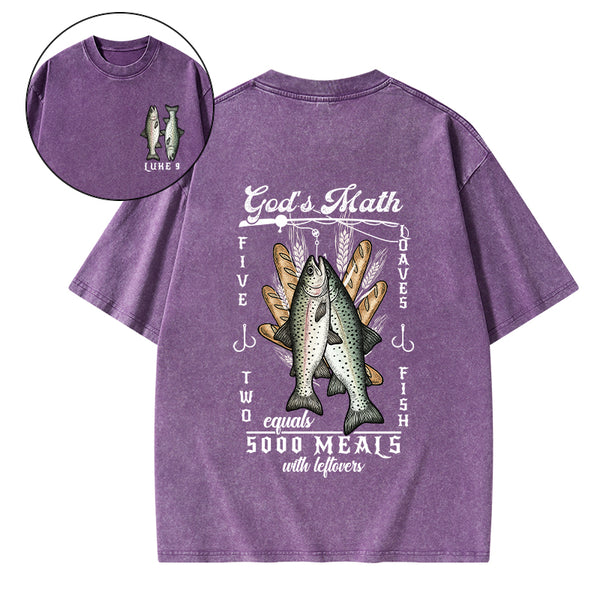 God's Math Christian Washed T-Shirt