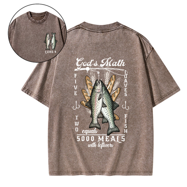 God's Math Christian Washed T-Shirt