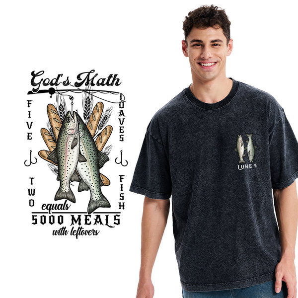 God's Math Christian Washed T-Shirt