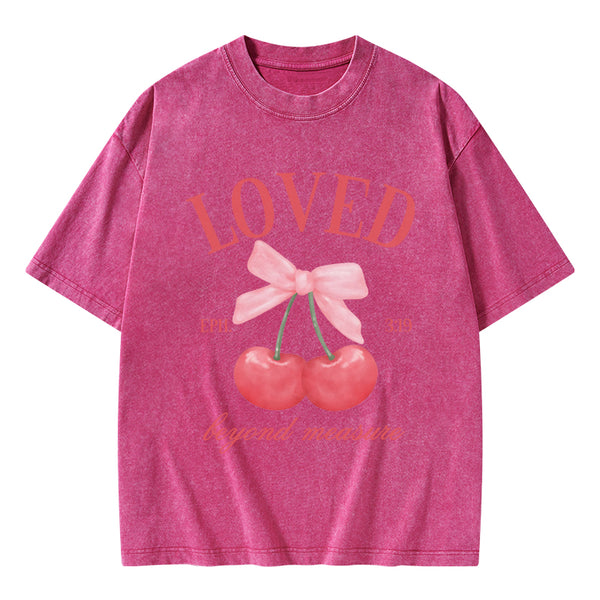 Loved Beyoud Measure Christian Washed T-Shirt