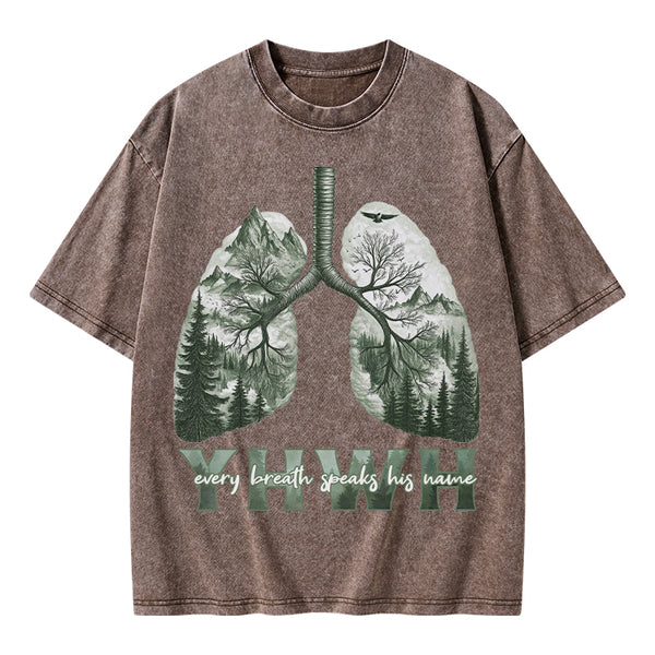 GC-WTSFK25011002 YHWH Nature Outdoors Christian Washed T-Shirt