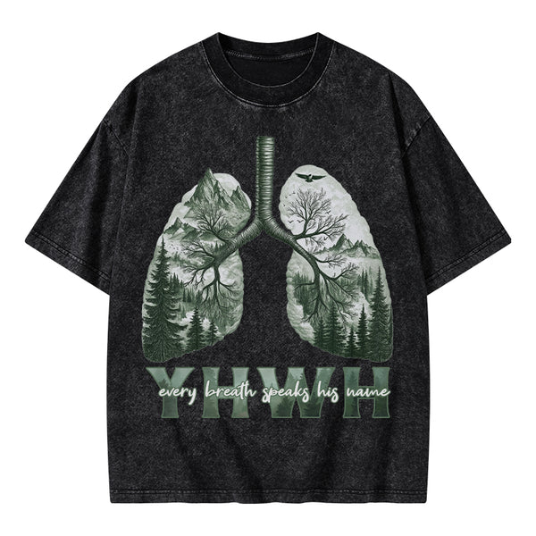 GC-WTSFK25011002 YHWH Nature Outdoors Christian Washed T-Shirt