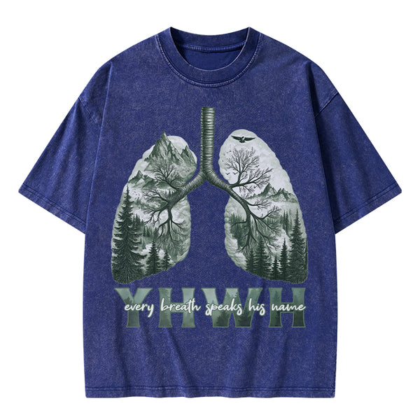 GC-WTSFK25011002 YHWH Nature Outdoors Christian Washed T-Shirt