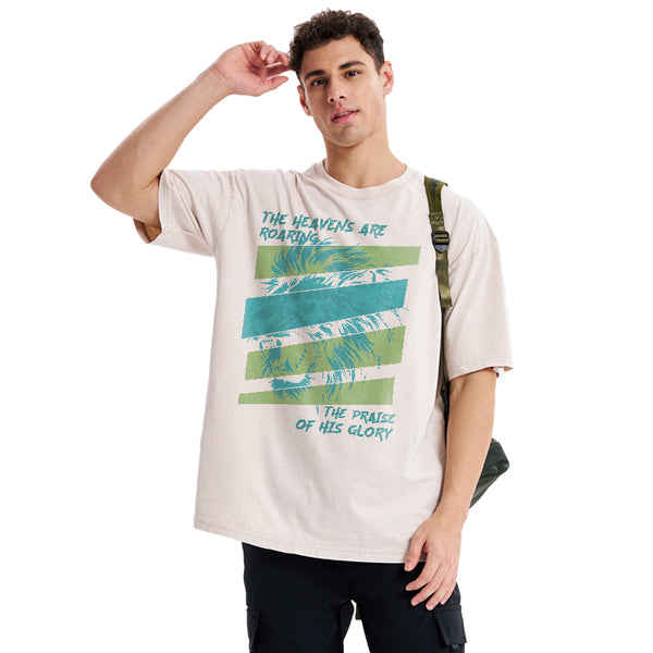 The Heavens Are Roaring Christian Washed T-Shirt