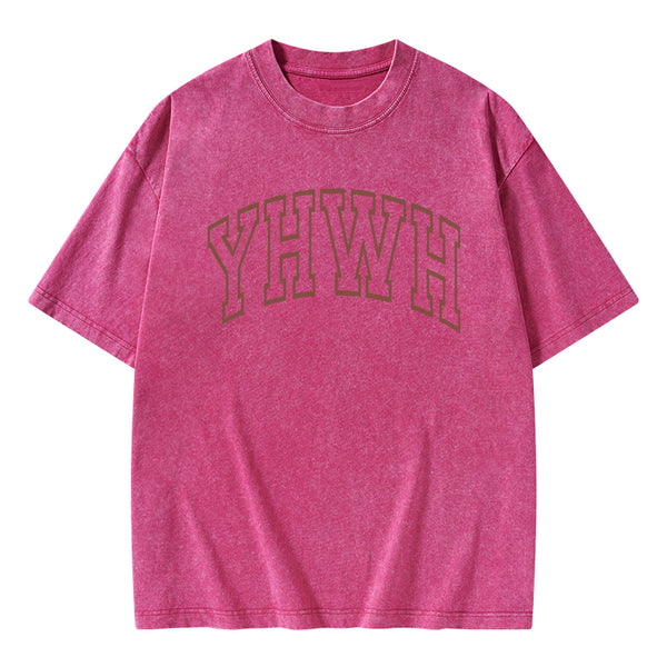 Yhwh Unisex Christian Washed T-Shirt