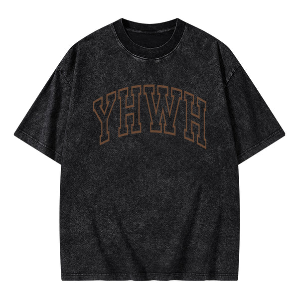 Yhwh Unisex Christian Washed T-Shirt