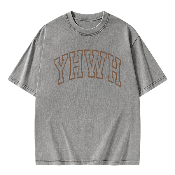 Yhwh Unisex Christian Washed T-Shirt
