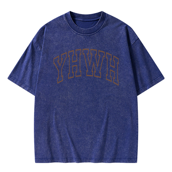 Yhwh Unisex Christian Washed T-Shirt