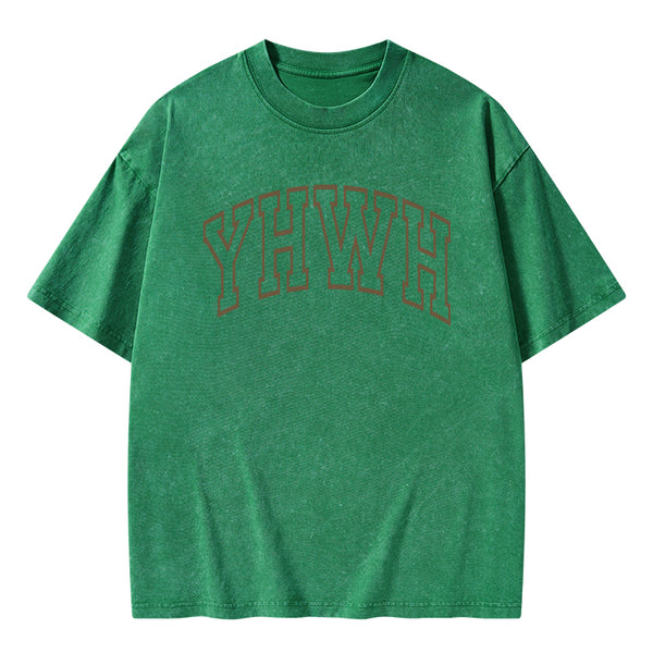 Yhwh Unisex Christian Washed T-Shirt