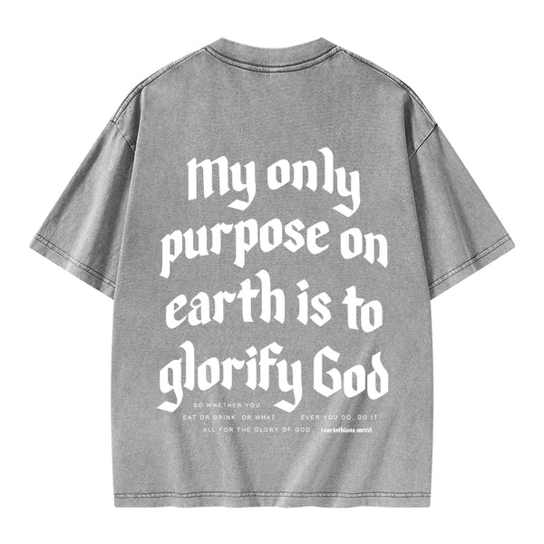 My Only Purpose Christian Washed T-Shirt