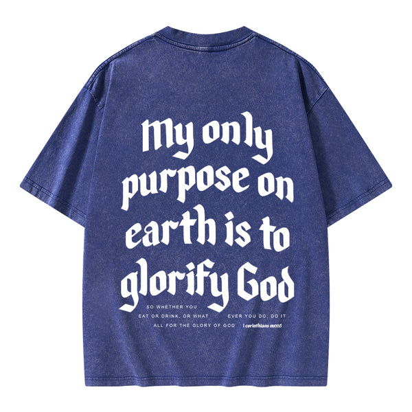 My Only Purpose Christian Washed T-Shirt