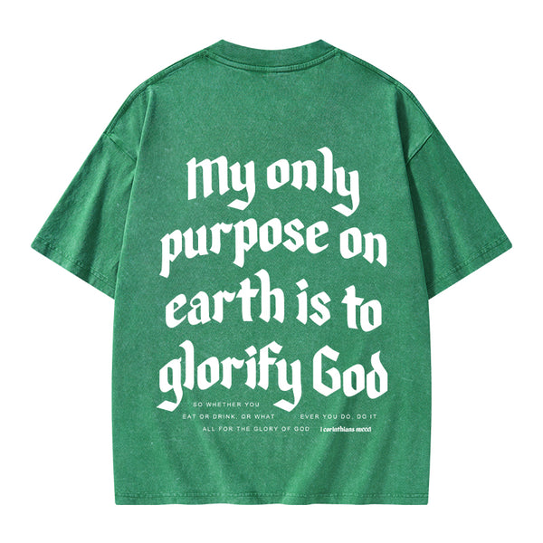 My Only Purpose Christian Washed T-Shirt