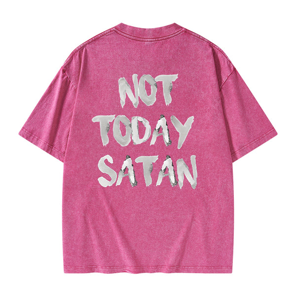 Not Today Christian Washed T-Shirt