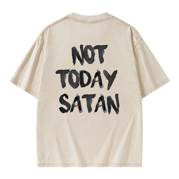 Not Today Christian Washed T-Shirt