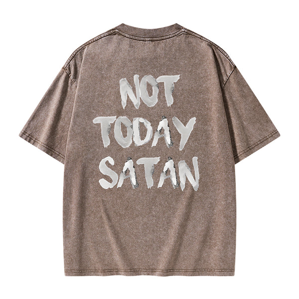 Not Today Christian Washed T-Shirt