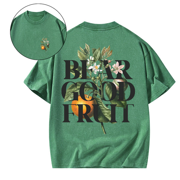 GC-WTSK0021 Bear Good Fruit Washed T-Shirt