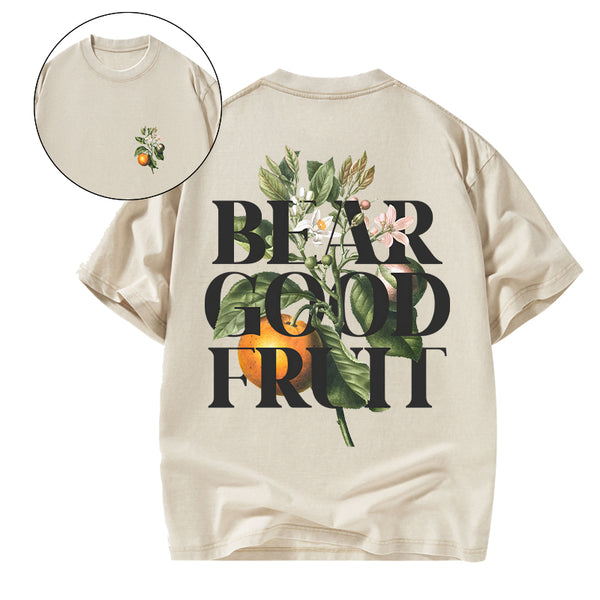 GC-WTSK0021 Bear Good Fruit Washed T-Shirt