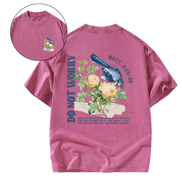 Do Not Worry Christian Washed T-Shirt