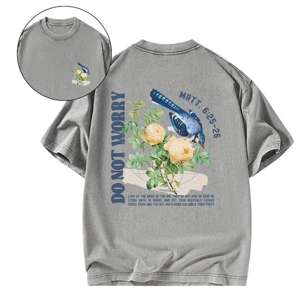 Do Not Worry Christian Washed T-Shirt
