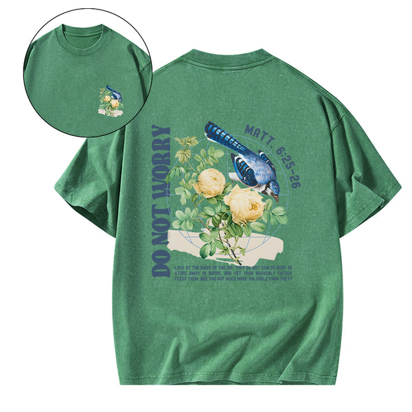 Do Not Worry Christian Washed T-Shirt