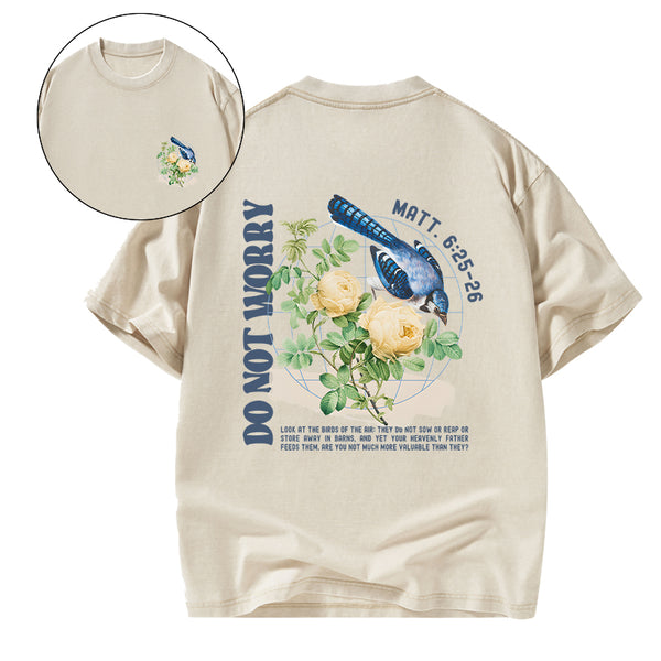 Do Not Worry Christian Washed T-Shirt