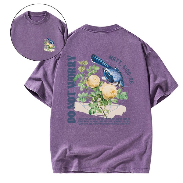 Do Not Worry Christian Washed T-Shirt