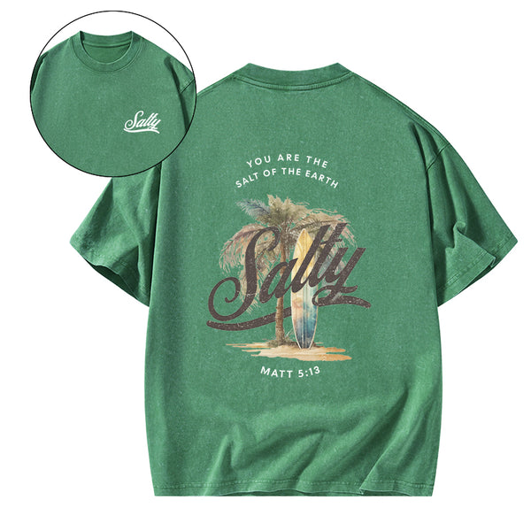 You Are The Salt Of The Earth Christian Washed T-Shirt