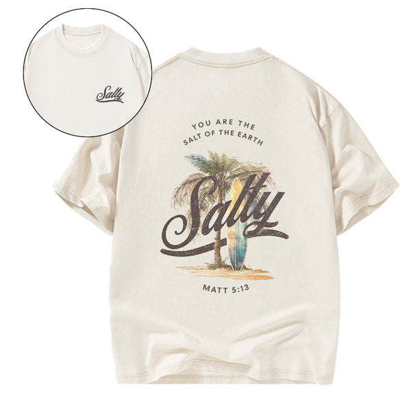 You Are The Salt Of The Earth Christian Washed T-Shirt