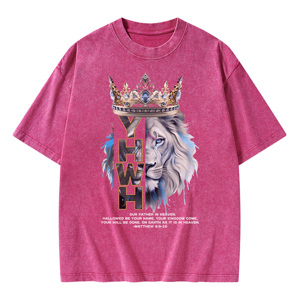 On Earth As It Is In Heaven Christian Washed T-Shirt