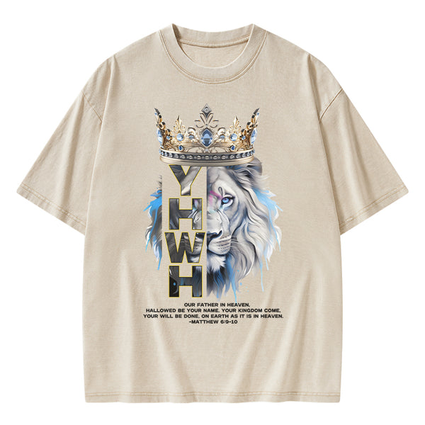 On Earth As It Is In Heaven Christian Washed T-Shirt