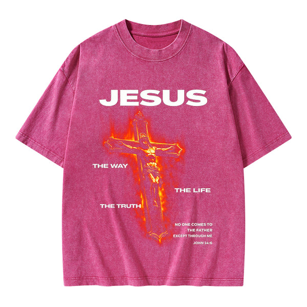 I Am The Way Christian Washed T-Shirt