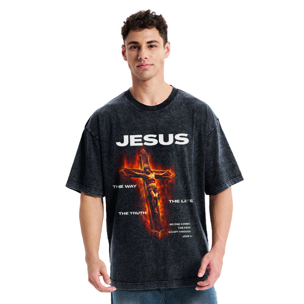 I Am The Way Christian Washed T-Shirt