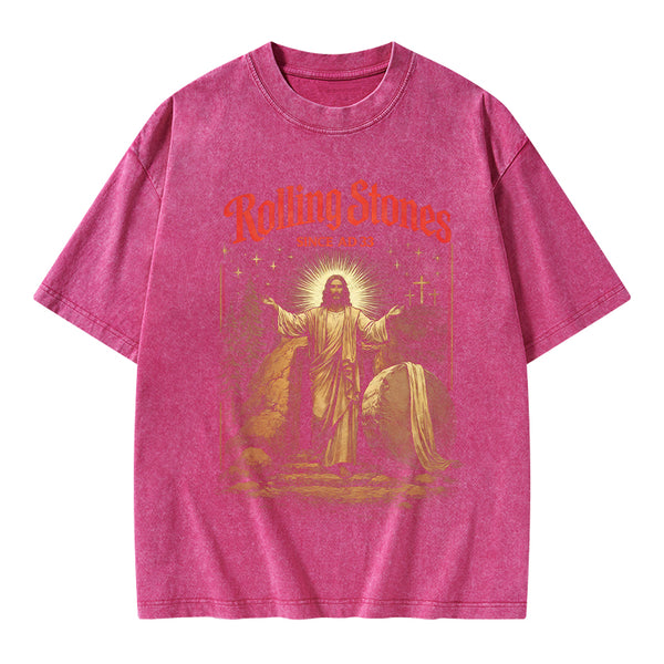 Rolling Stones Christian Washed T-Shirt