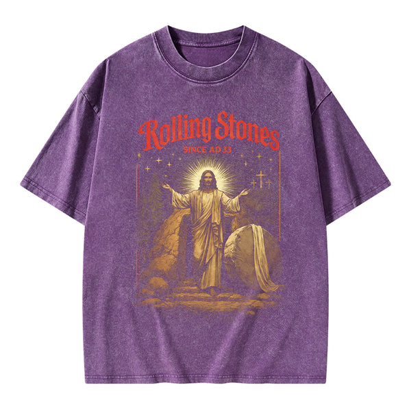 Rolling Stones Christian Washed T-Shirt