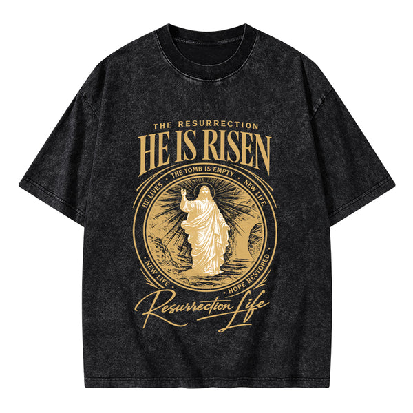 The Resurrection Christian Washed T-Shirt