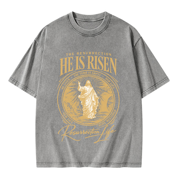 The Resurrection Christian Washed T-Shirt