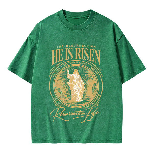 The Resurrection Christian Washed T-Shirt