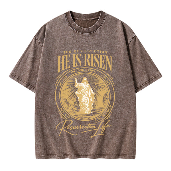 The Resurrection Christian Washed T-Shirt