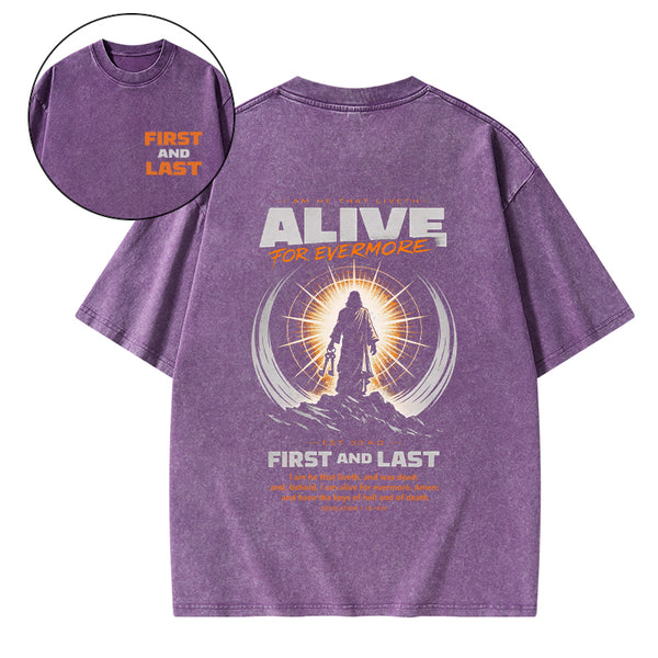 First And Last Christian Washed T-Shirt