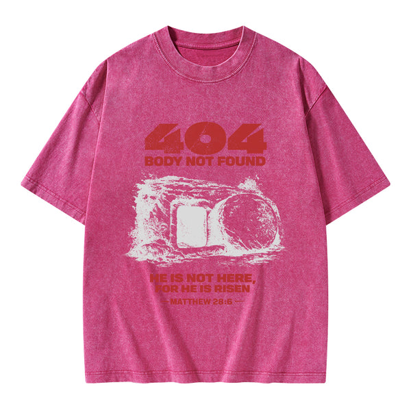 Body Not Found Christian Washed T-Shirt