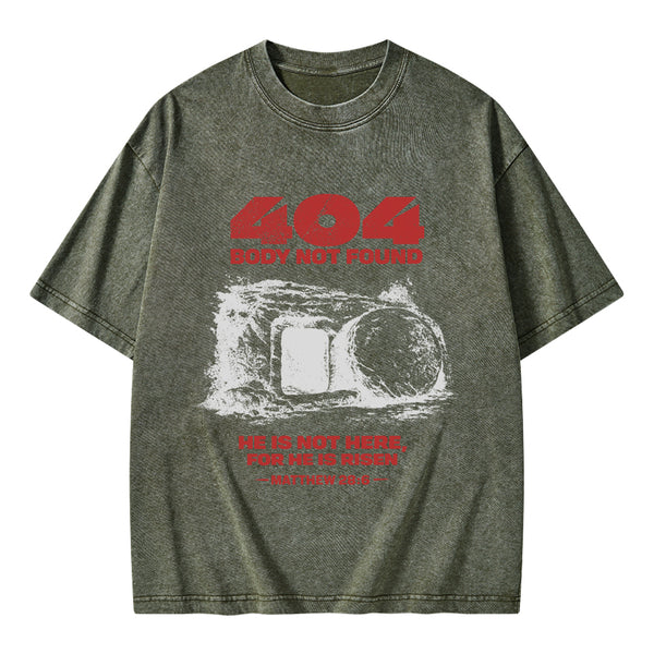 Body Not Found Christian Washed T-Shirt