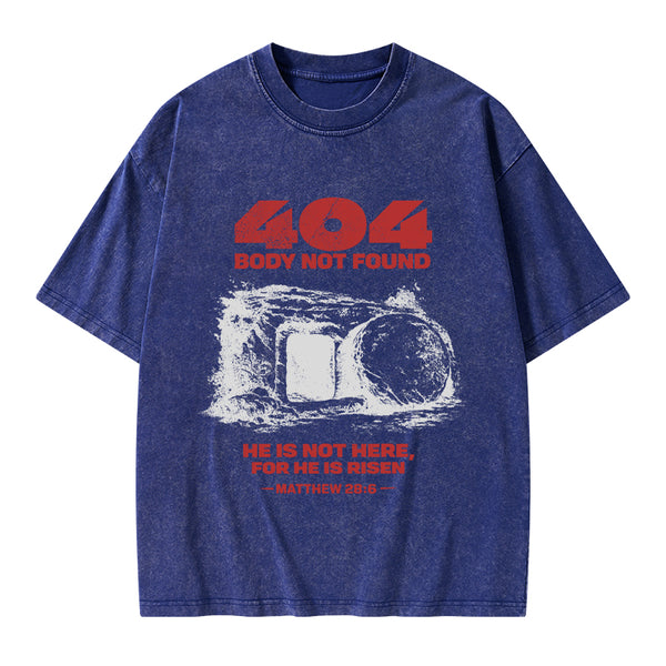 Body Not Found Christian Washed T-Shirt