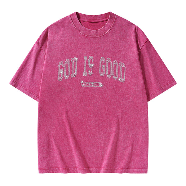 God Is Good Christian Washed T-Shirt