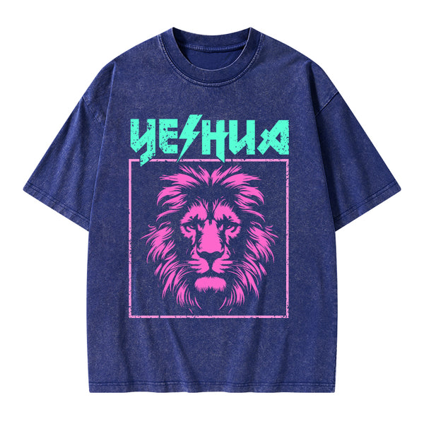 Retro Lion Yeshua Christian T-Shirt