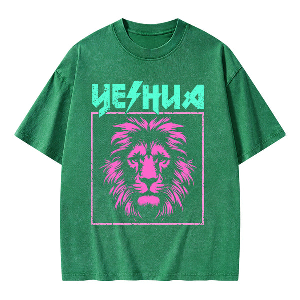 Retro Lion Yeshua Christian T-Shirt