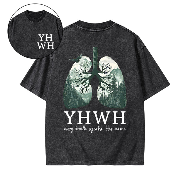 YHWH Christian Heavy Cotton T-Shirt