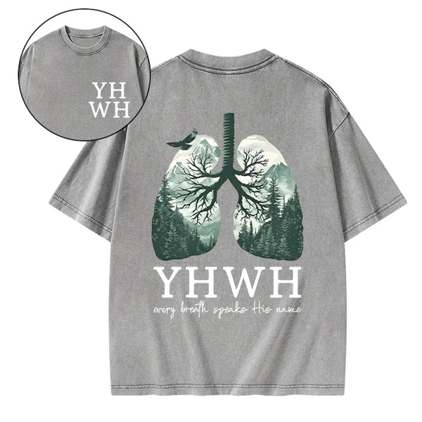 YHWH Christian Heavy Cotton T-Shirt