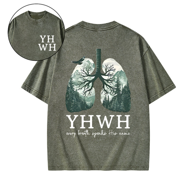 YHWH Christian Heavy Cotton T-Shirt