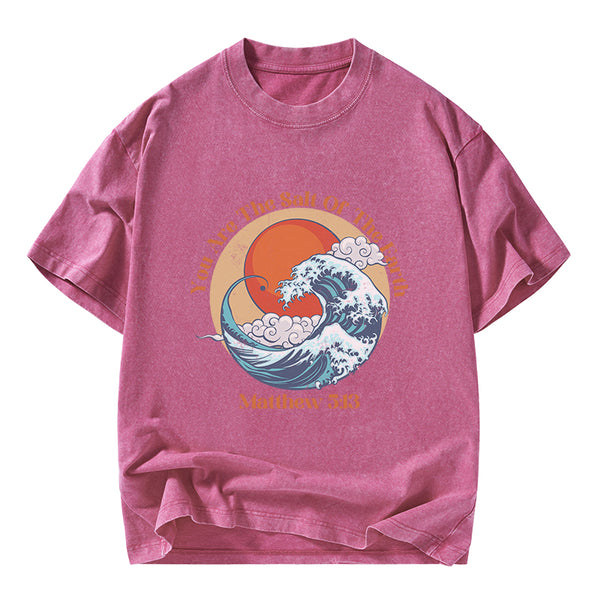 You Are The Salt Of The Earth Christian washed T-Shirt